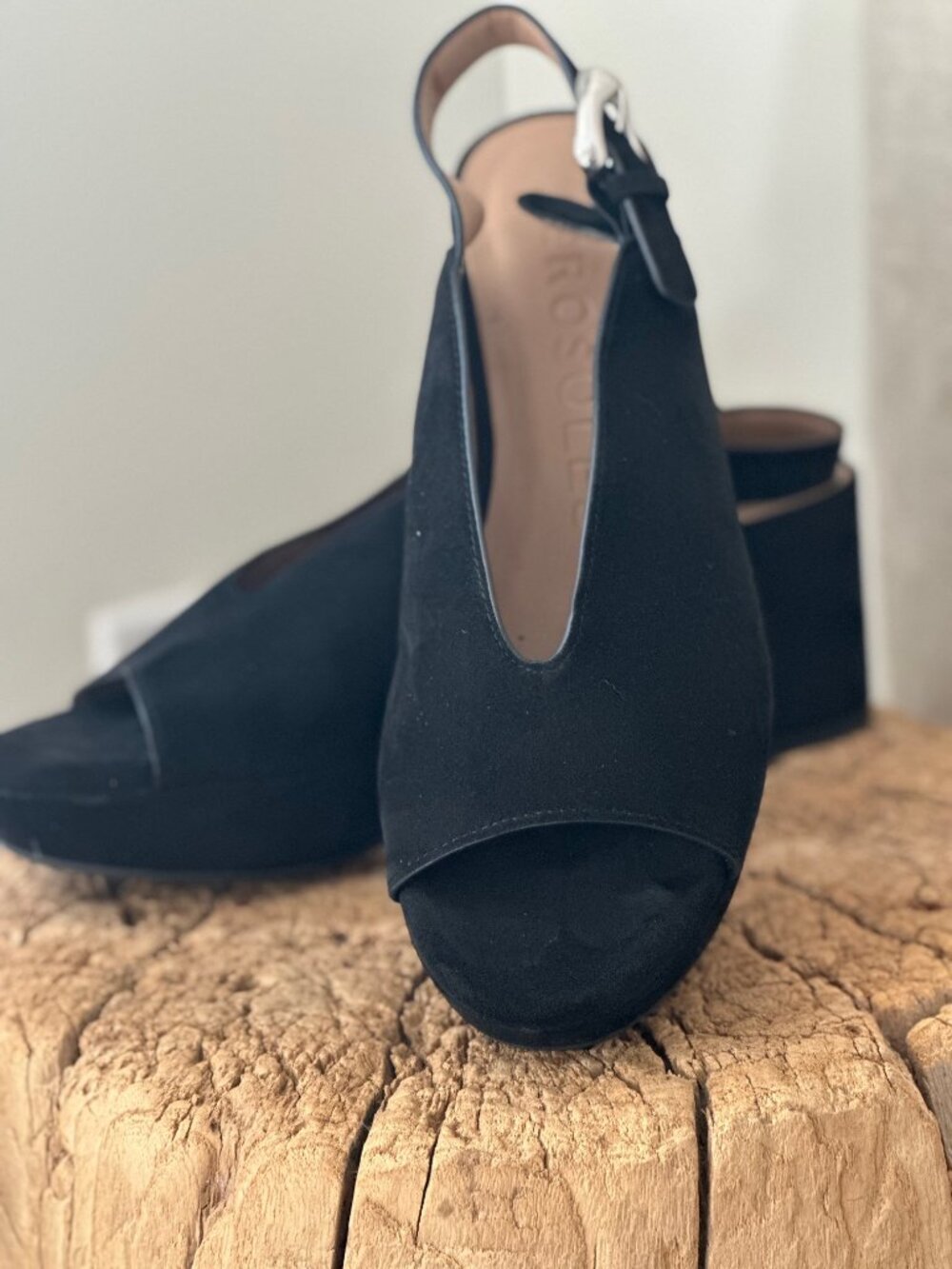 Areosoles Black Platform Cornilia Shoe. - Picture 4 of 8